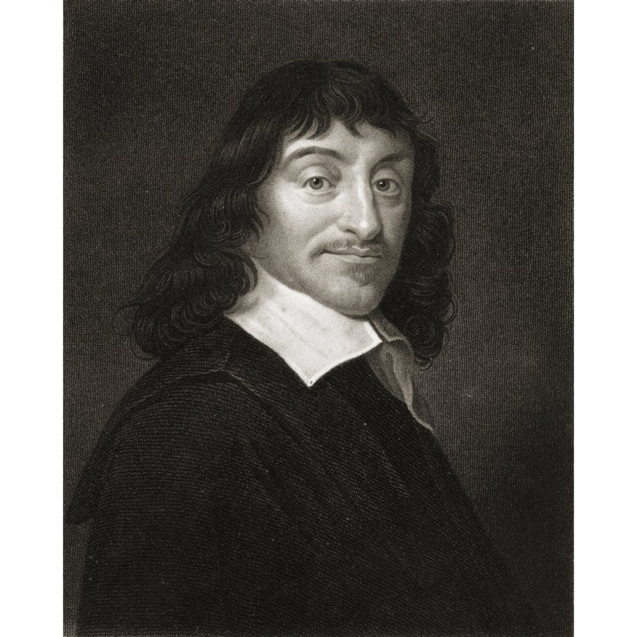 Posterazzi Rene Descartes 1596-1650. French Mathematician Scientist And Philosopher. From The Book _Gallery Of Portraits Publishe
